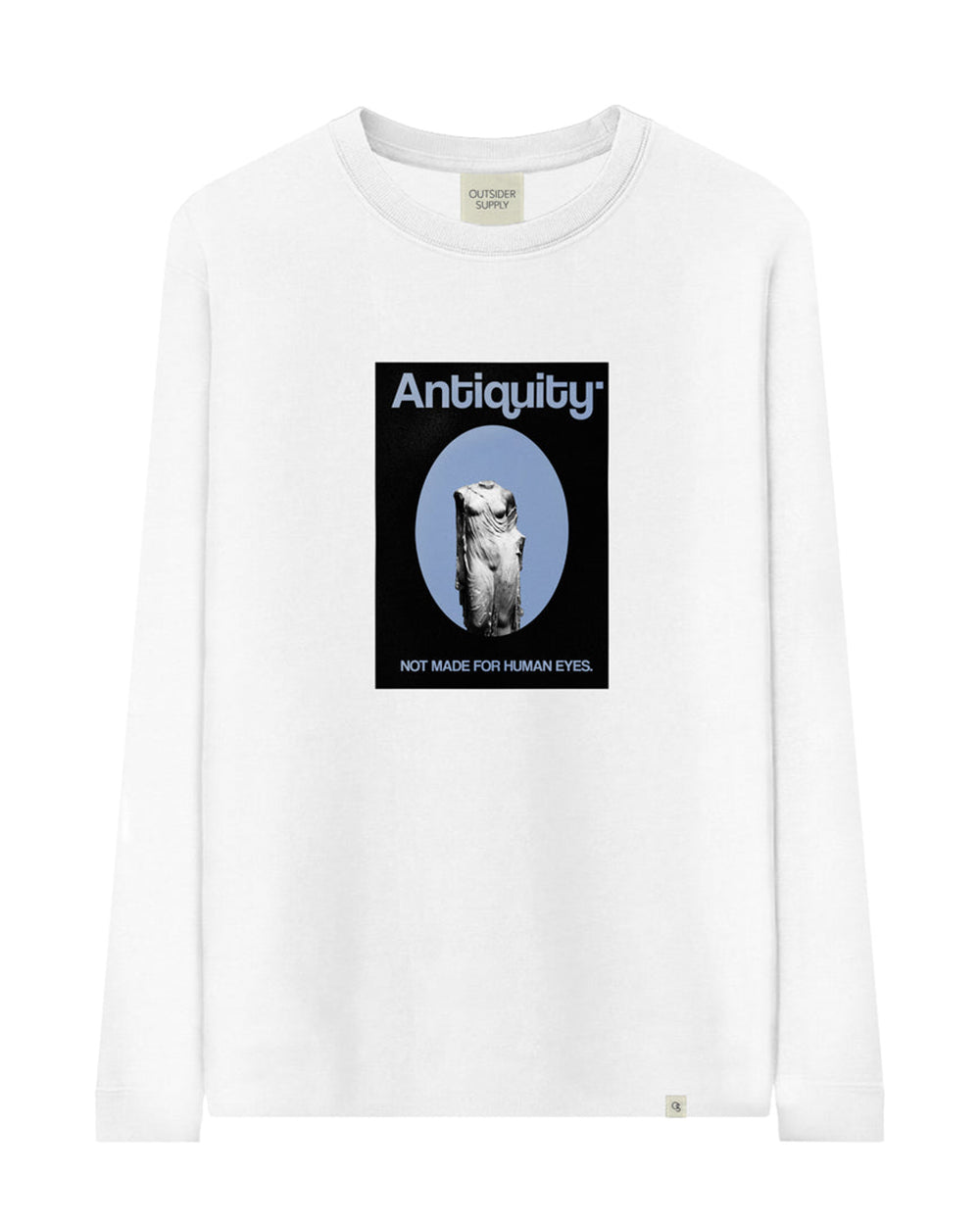 T-shirt à manches longues biologique non conçu pour les yeux humains