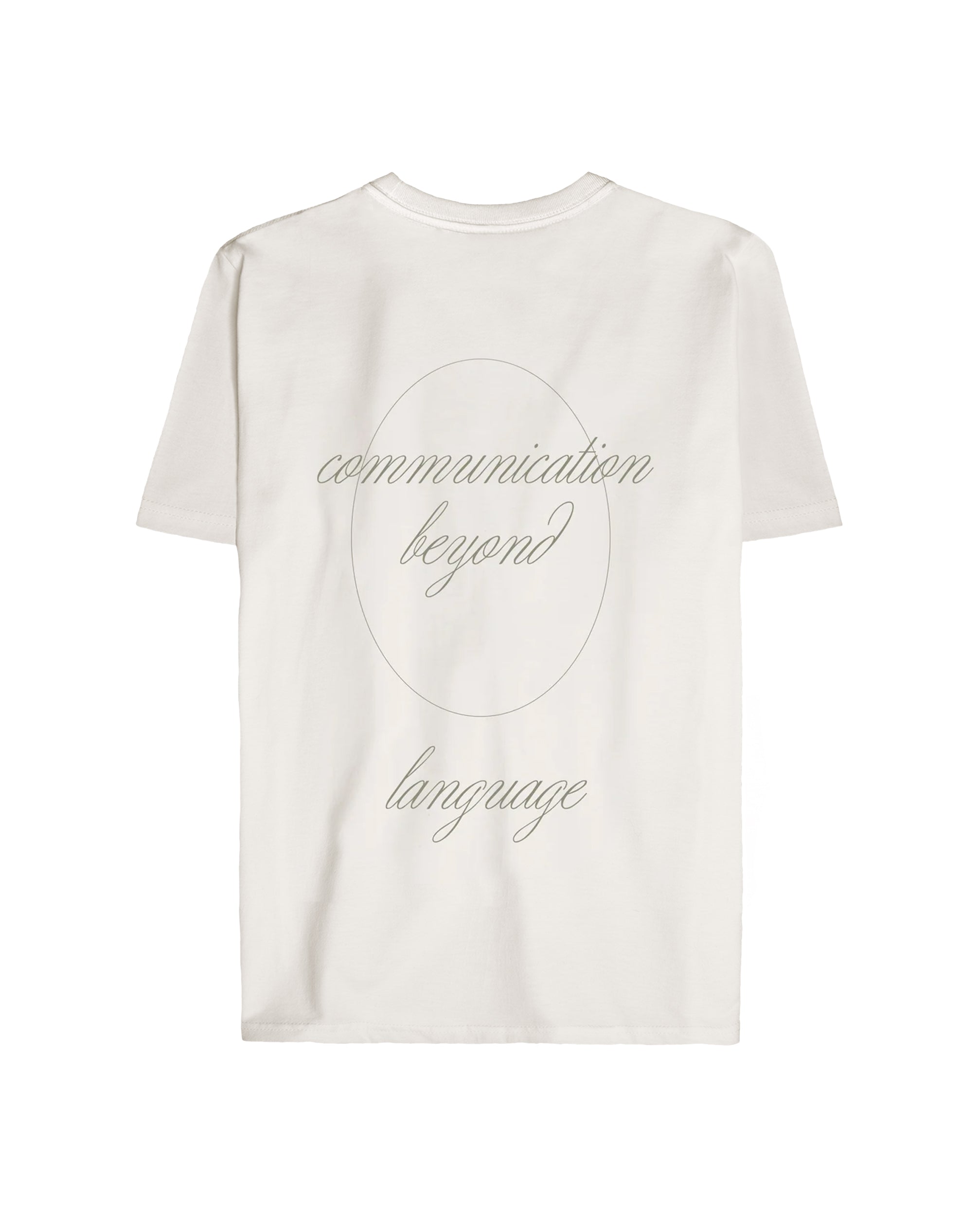 Communication Beyond Language Heavyweight Tee