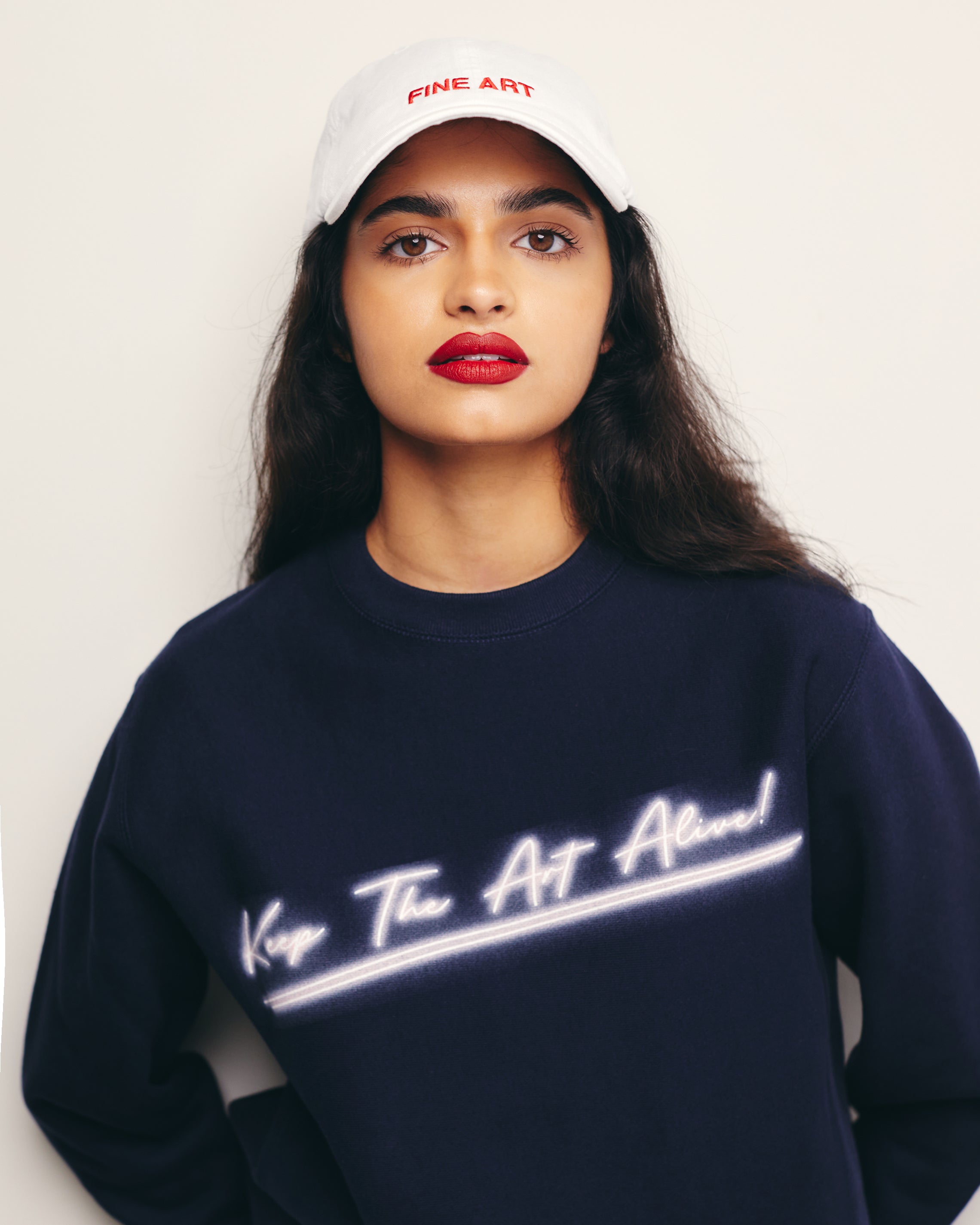 Keep The Art Alive Neon Ultra Heavyweight Crewneck