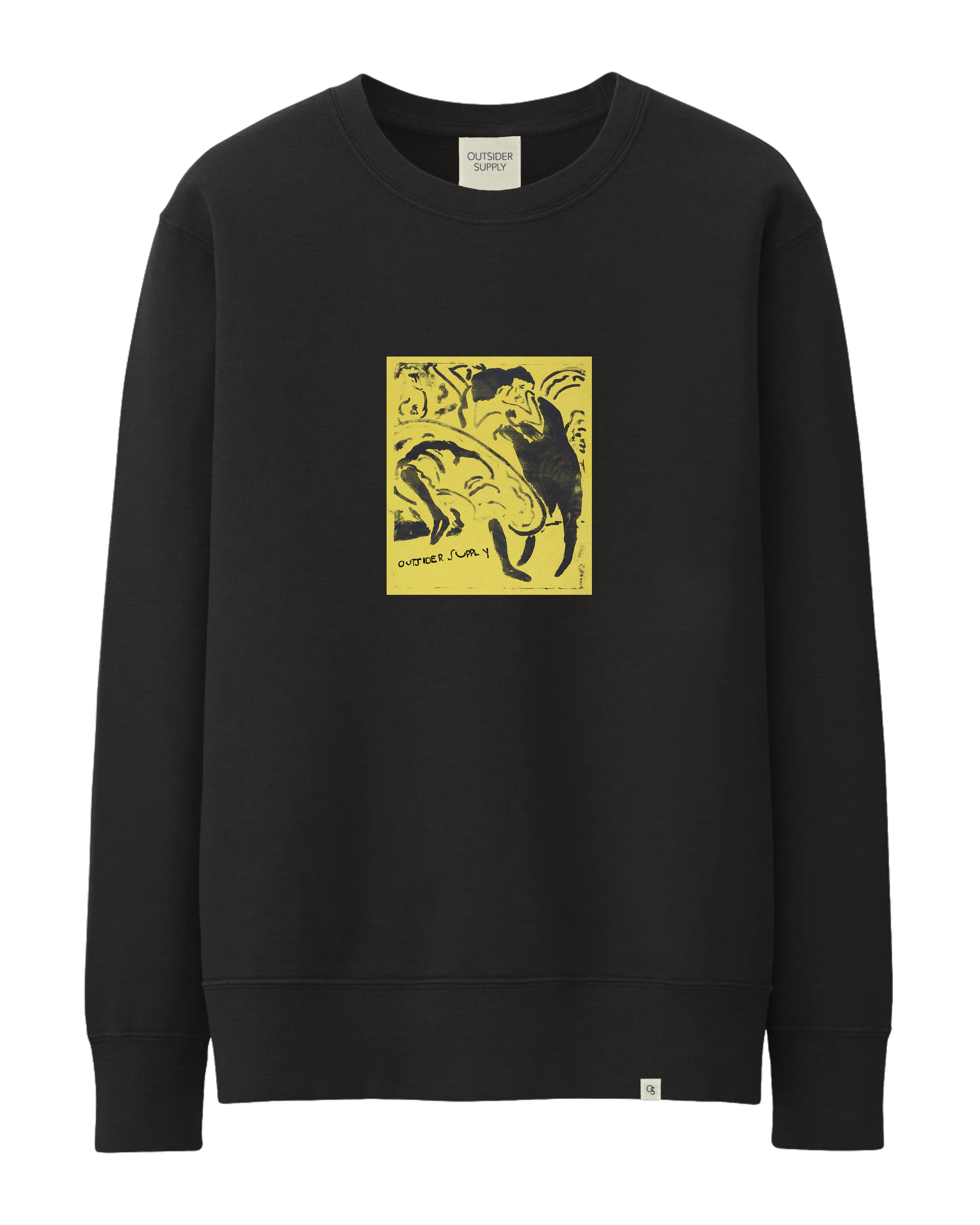 Dancing Couple Oversized Crewneck