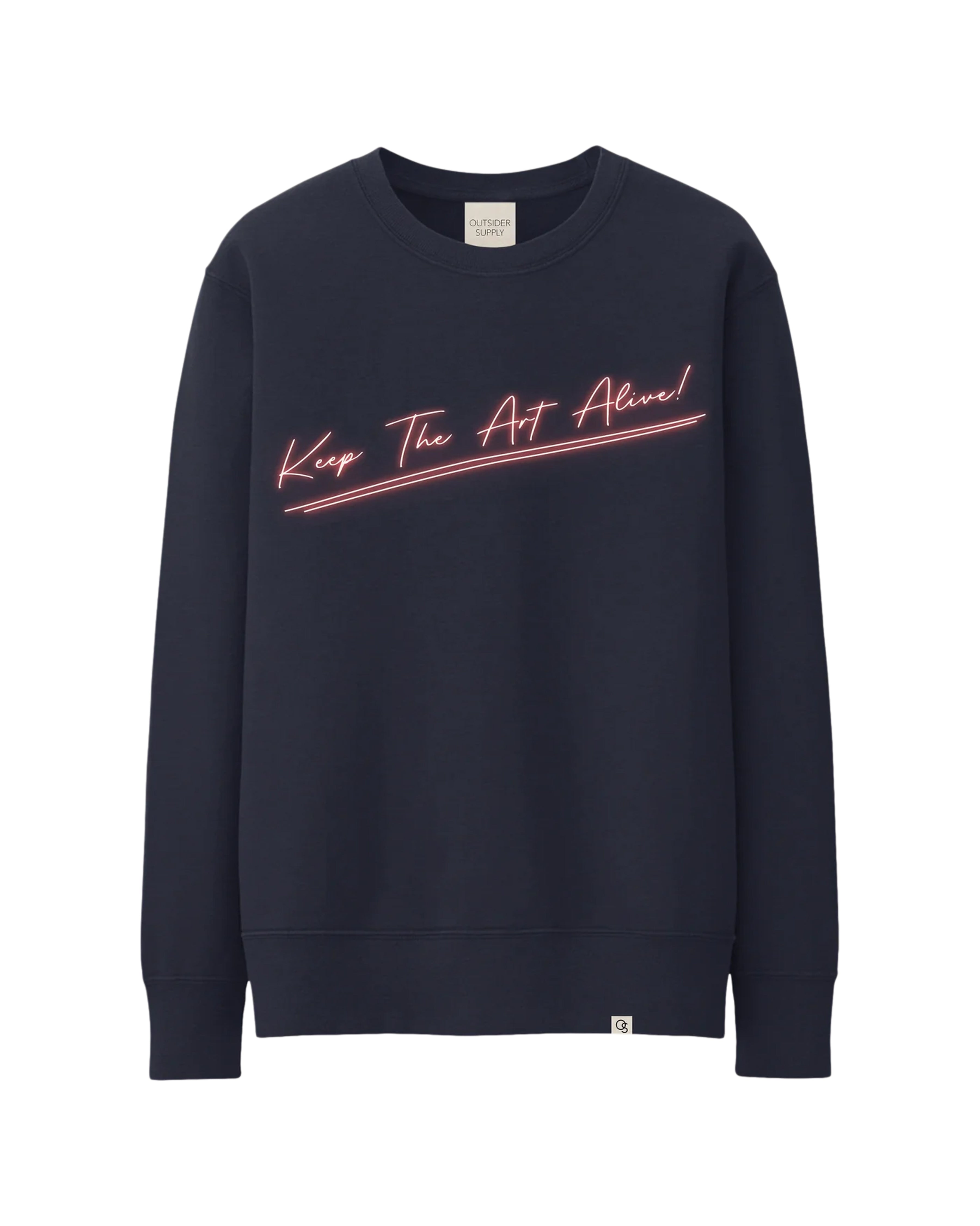 Keep The Art Alive Neon Ultra Heavyweight Crewneck