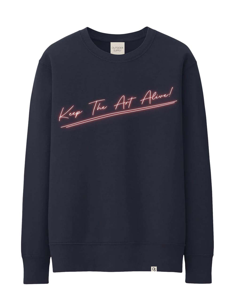 Keep The Art Alive Neon Crewneck