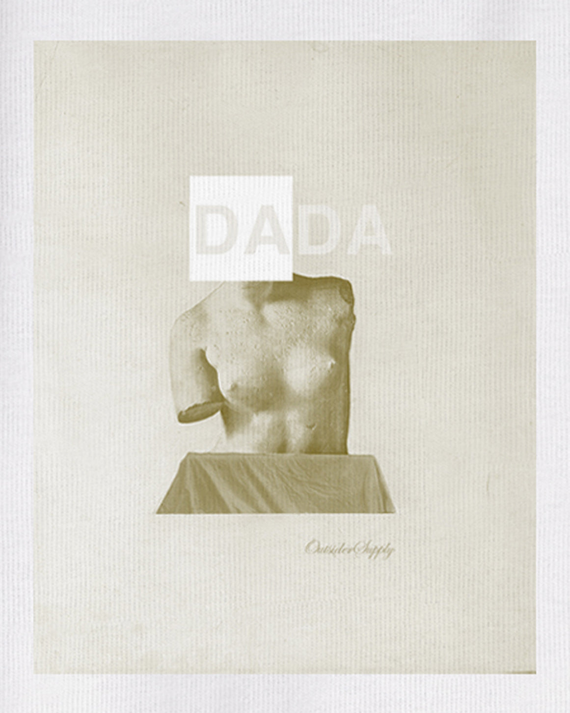 Dada Sculpture Collage Heavyweight Tee