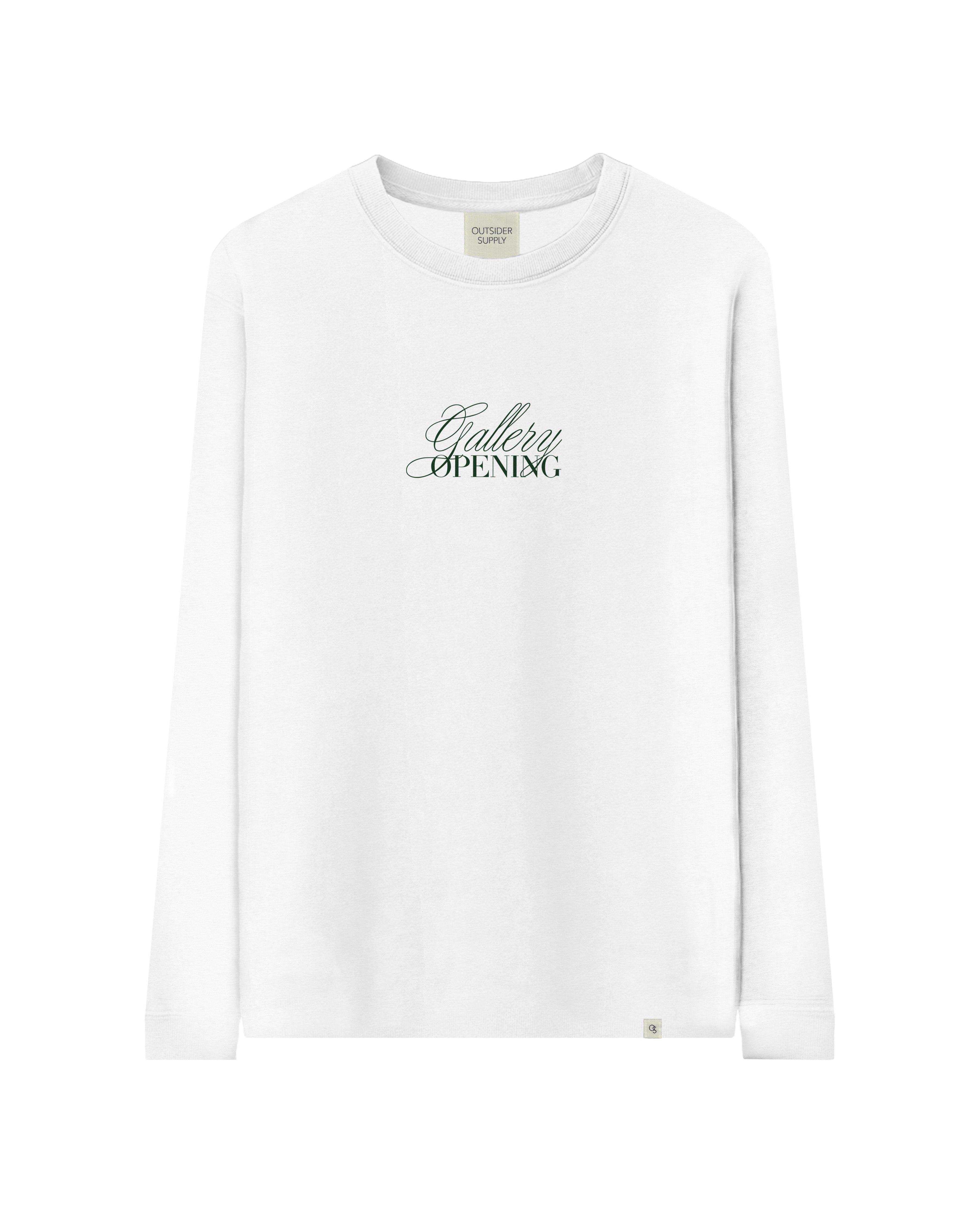 Gallery Opening Heavyweight Long Sleeve Tee