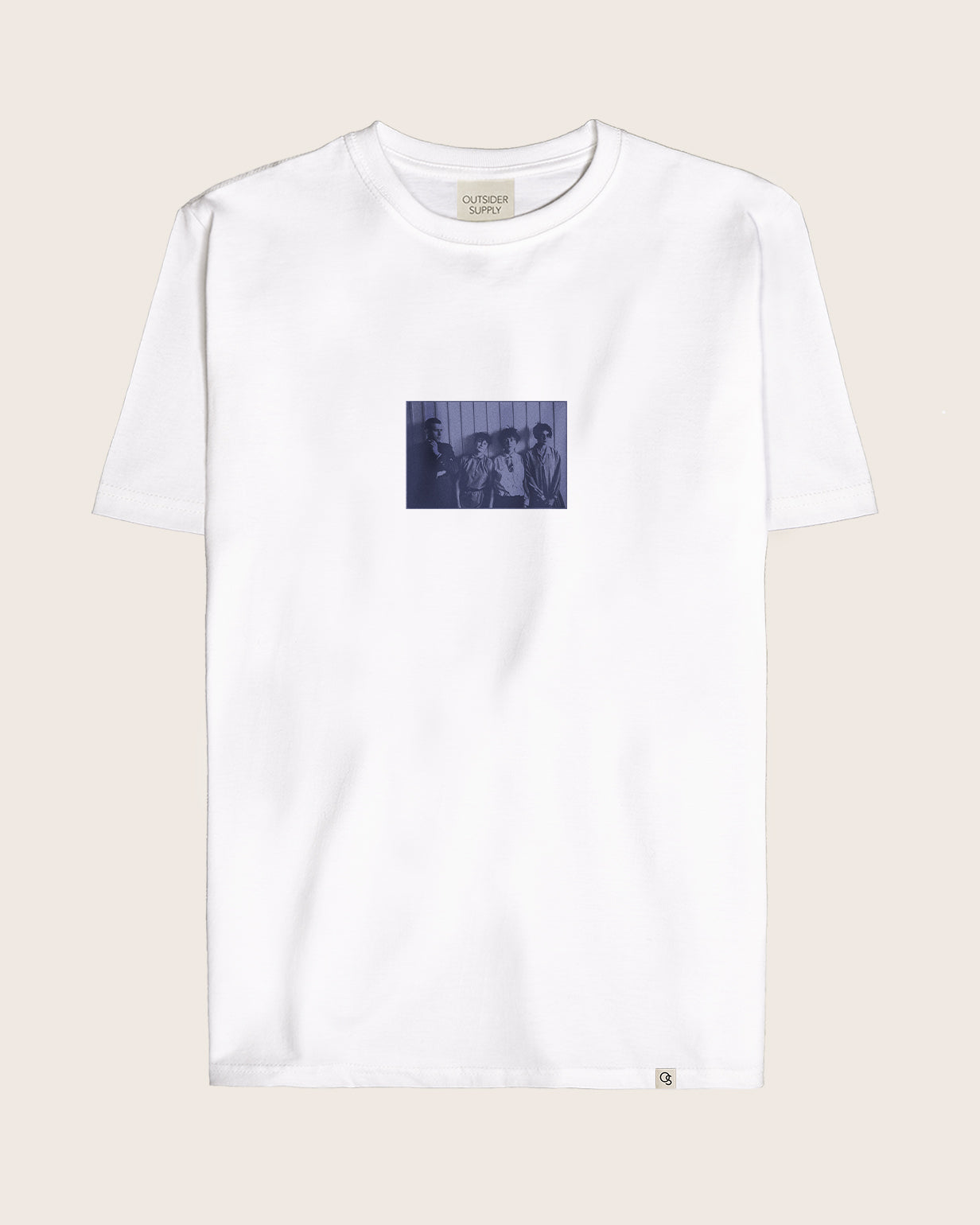 100% Organic White Tee With Bauhaus Students Marcel Breuer, Marta Erps-Breuer, Katt Both And Ruth Hollos-Consemüller In 1927 Modernism Art Movement